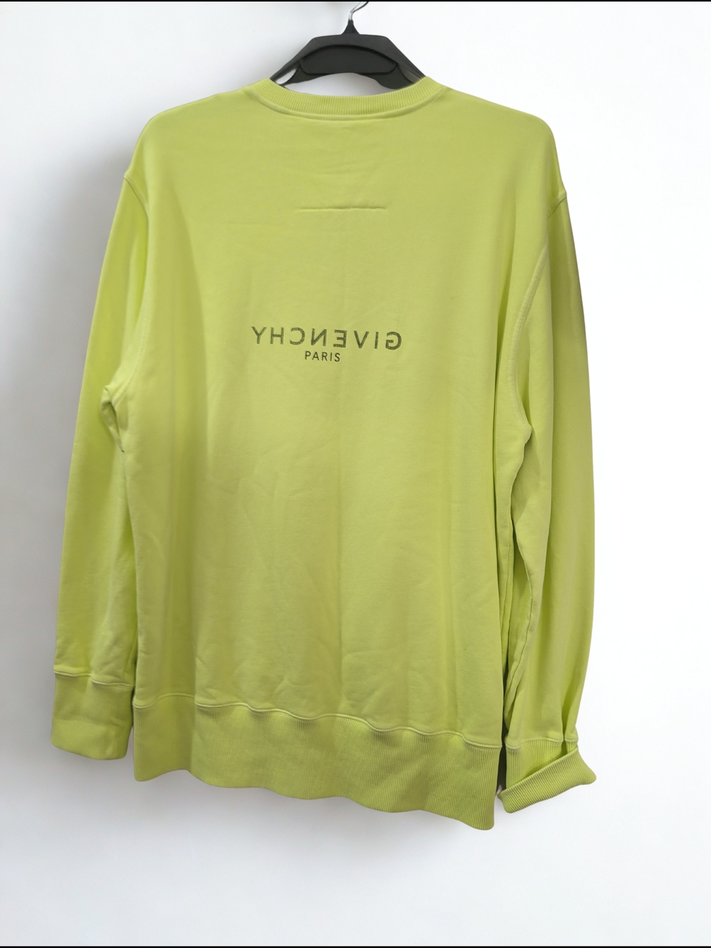 Givenchy Neon Green Logo Sweatshirt - Picture 3 of 8